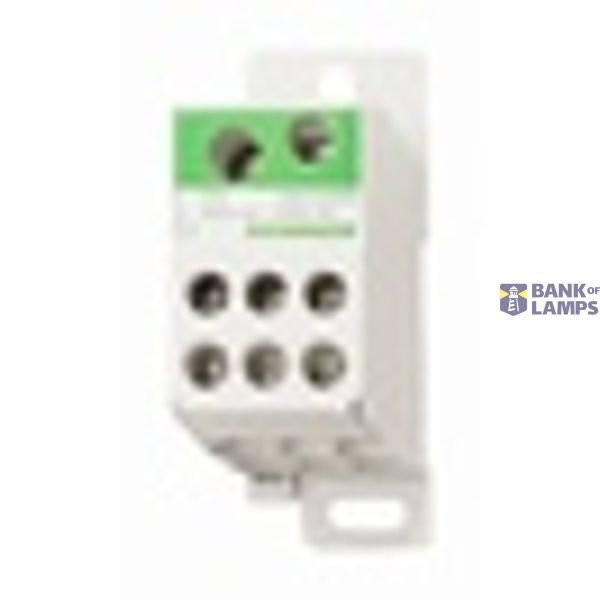 Earth branch terminal, 1-pole,125A, in. 1x35mmý, out.6x16mmý image 2