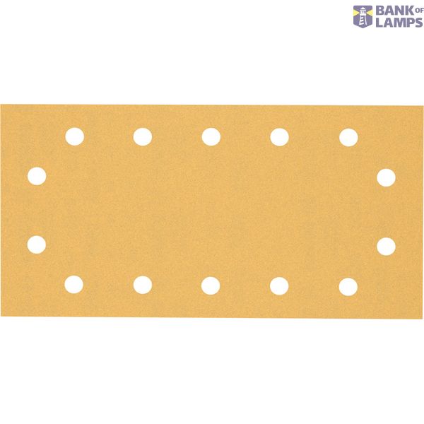 EXPERT C47 Sandpaper with 14 holes for Orbital Sanders 115 x 23 mm, G 12 1-pc image 1