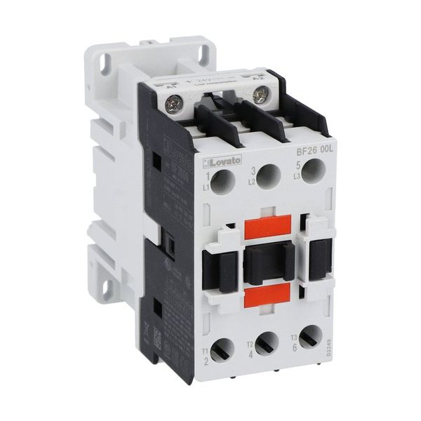 Three-pole contactor, IEC operating current Ie (AC3) = 26A, DC coil low consumption, 48VDC image 1