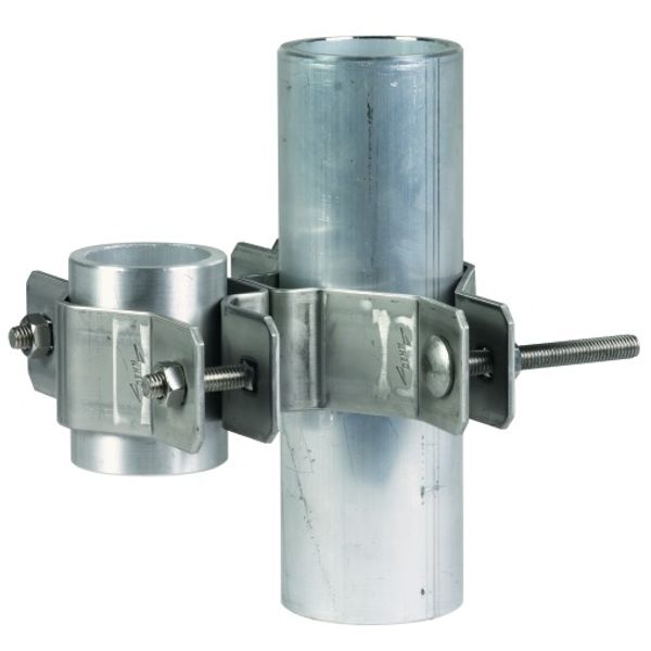 Railing clamp D 70-90mm for pipes D -50mm f. DEHNiso Combi image 1