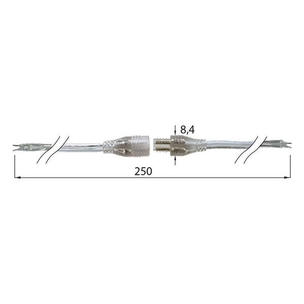 Connecting connector IP54 - free end image 1