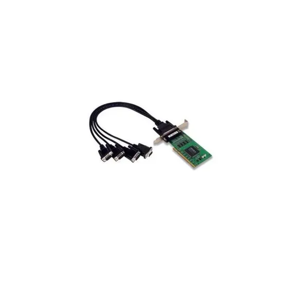 MOXA – CP-104UL-T – Universal PCI serial card with 4 RS-232 ports image 1