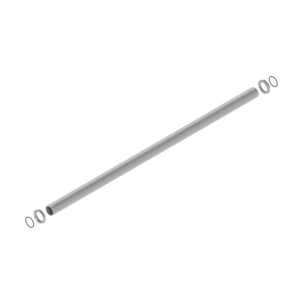 Threaded aluminium pipe for foot switch, L=660 mm image 1