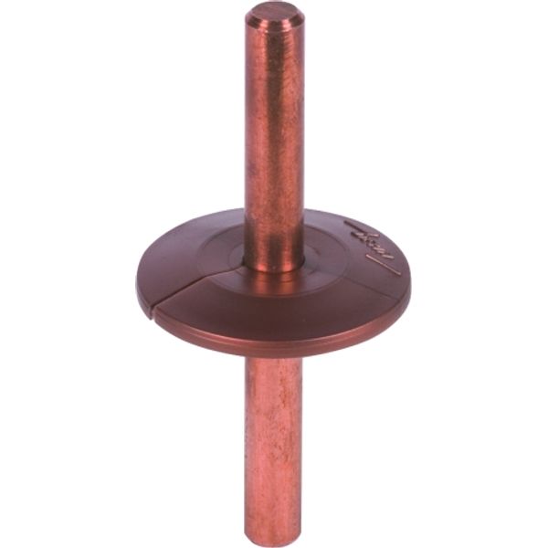Dripping water protective collar plastic brown w. slot D 37mm H 4.7mm  image 1