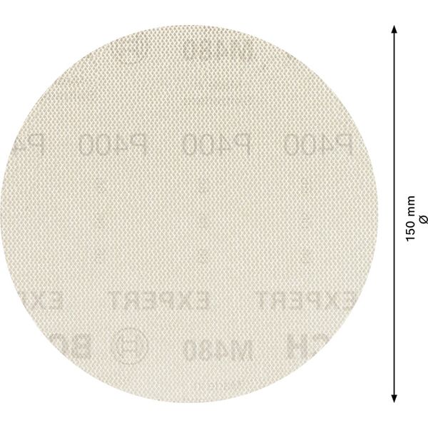 EXPERT M480 Sanding Net for Random Orbital Sanders 150 mm, G 400 50-pc image 2