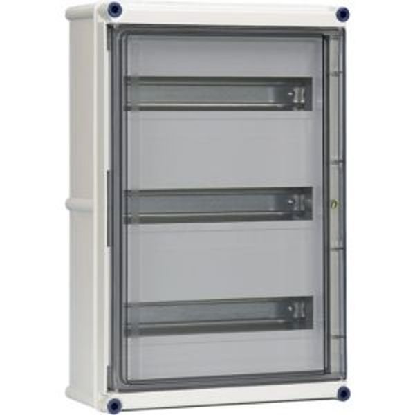 Encl. hinged cover+top head rail 3 slots image 2