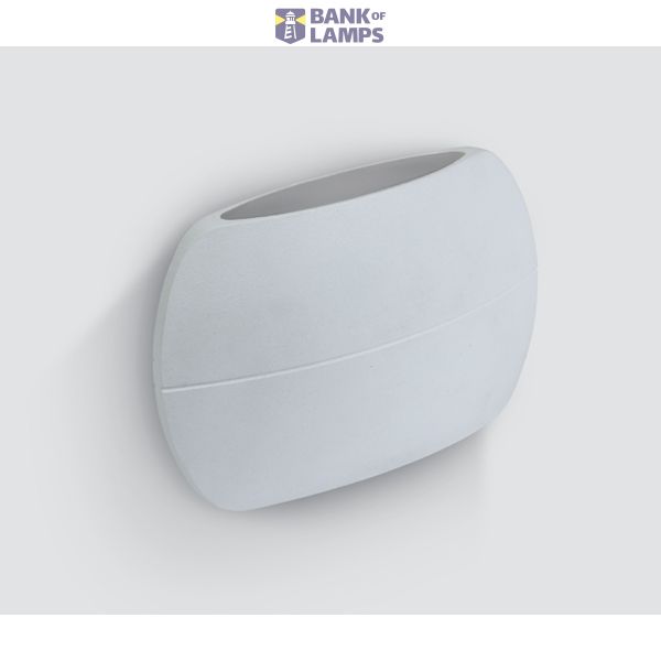 WHITE WALL LIGHT 2x6W WW IP54 230V image 1