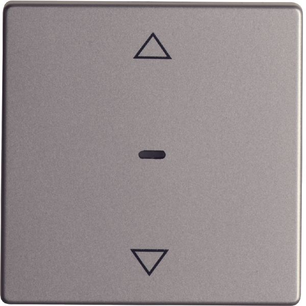 Blind button Q.1/Q.3 alu velvety, lacquered image 1