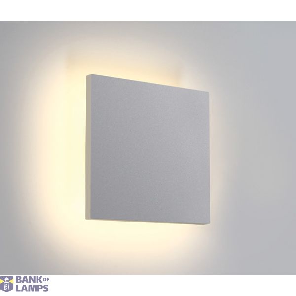 WHITE WALL LED 7W WW IP54 230V DARK LIGHT image 1
