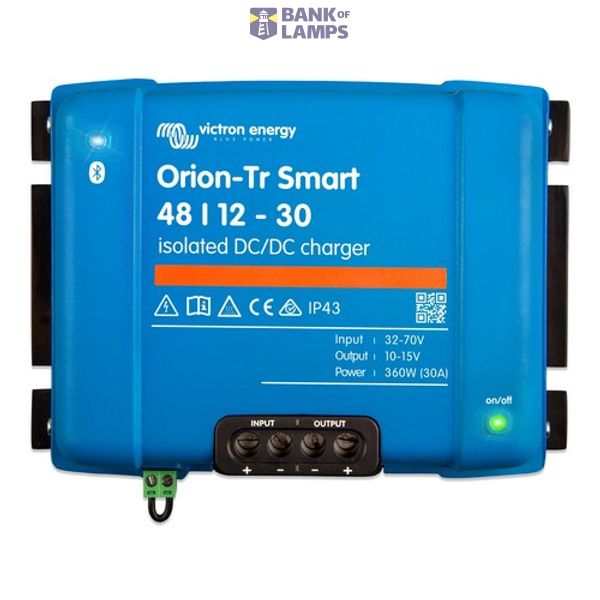 Victron Energy DC-DC pārveidotāji Orion-Tr Smart 48/12-20A Isolated DC-DC charger image 1