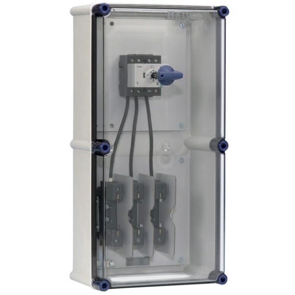 Switch+fuse encl. 3xsz00 + 63A 4p DMM in K463 image 2