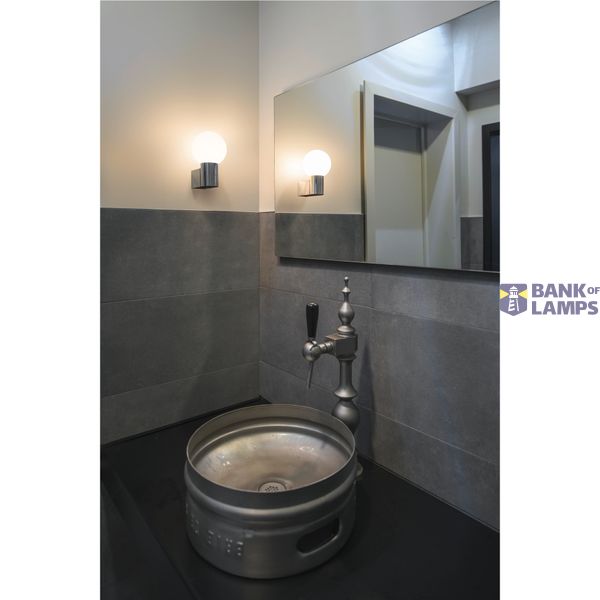 VARYT, wall-mounted light, round, 1x max. 6W E14, chrome image 2
