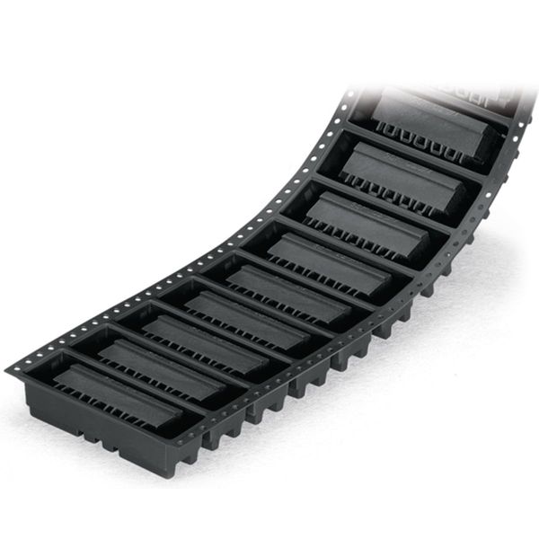 THR male header 1.0 x 1.0 mm solder pin angled black image 2