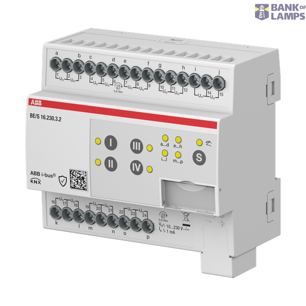 Binary Input, 16-fold, 10-230 V  Manual Operation, MDRC image 1