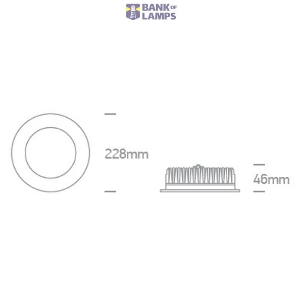 WHITE 25W IP54 CW 230V image 3