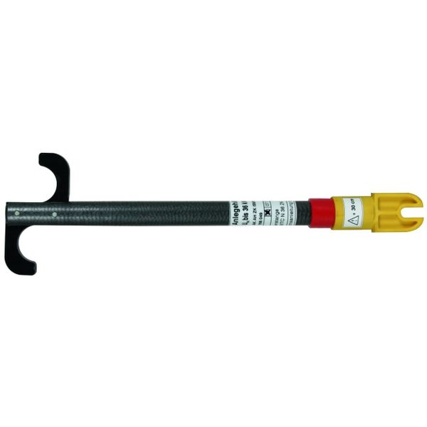 Operating head contacting aid w. gear coupling f. telescopic insulatin image 1