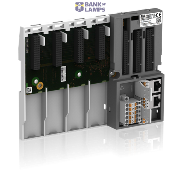 TB5640-2ETH-XC:AC500,Modulträger,4xPlätz ,2xETHERNET RJ45,1xCOM, 24VDC,CAN image 1