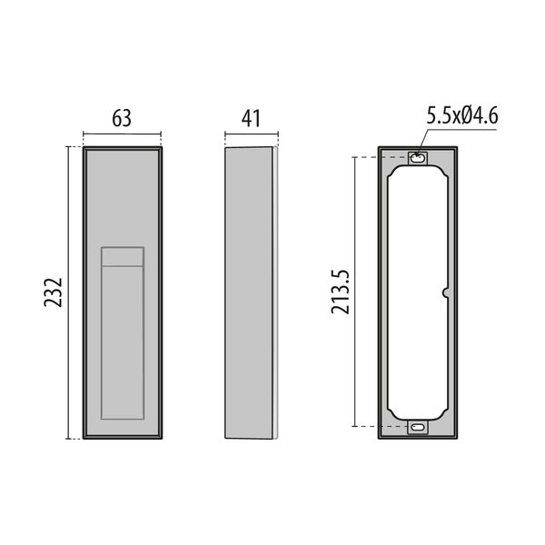 Insert+1 V SM Glass 3.5 S/EW 840 Gray image 7