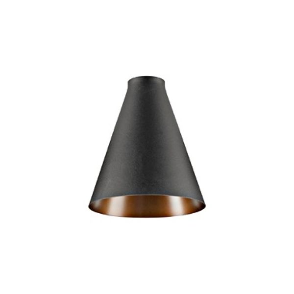 LALU© CONE 15, lamp shade, E27 Base, Mix&Match, bl/cu image 1
