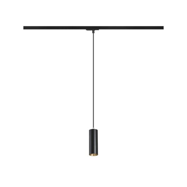 MAVRO for 1-circuit tracks pendant black/gold 230V LED 12W 38° 3000K image 1