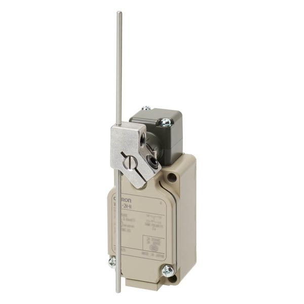 Limit switch, adjustable rod lever: 25 to 140 mm, pretravel 15Â±5Â°, DPD WLN 0395B image 2