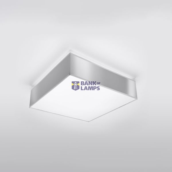 CEILING LAMP HORUS 35 GREY E27 2X60W IP20 image 4