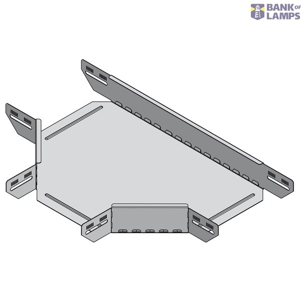 T-PIECE FLAT 400 H=60 image 1