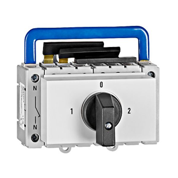 Changeover Switch 1-0-2, modular, 4-pole 125A image 1