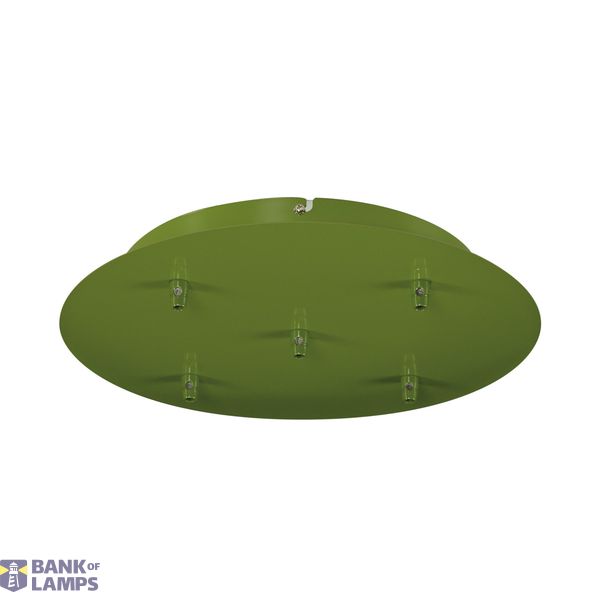 rosette, 5 Exit, fern green, incl. strain relief image 1