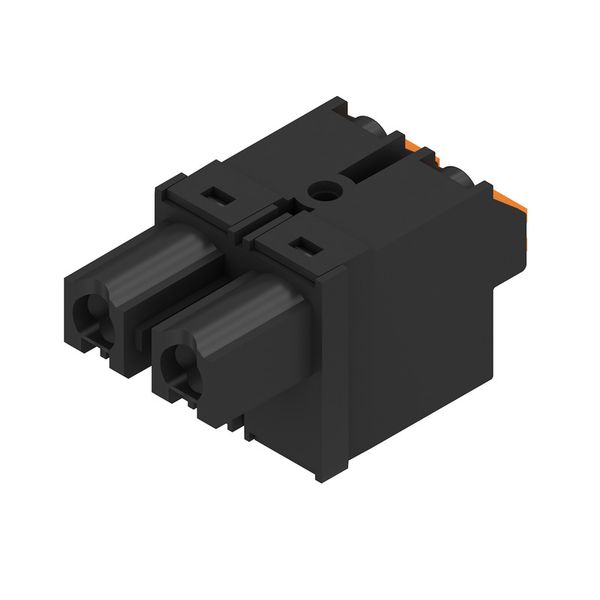 PCB plug-in connector, female plug, 7.62 mm, Number of poles: 2, 180°, PUSH IN with actuator, Clamping range, max. : 2.5 mm², Box image 2