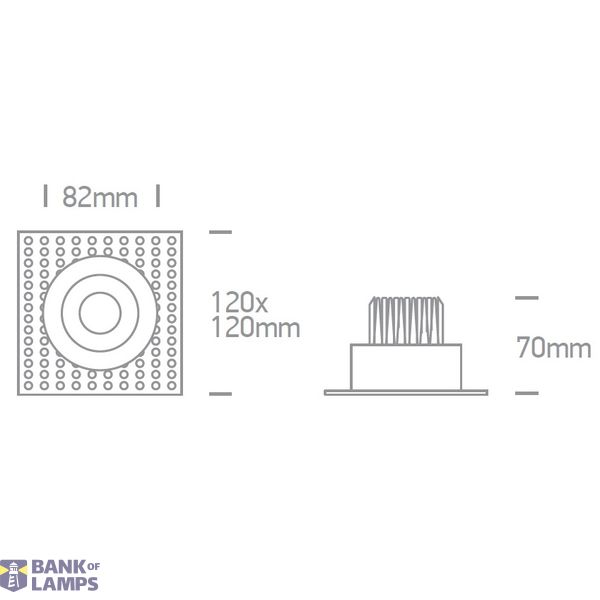 WHITE COB 6,5W WW 700mA IP54 TRIMLESS ADJUSTABLE image 5