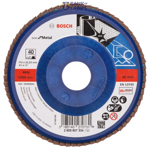 Flap disc X571, Best for Metal image 1