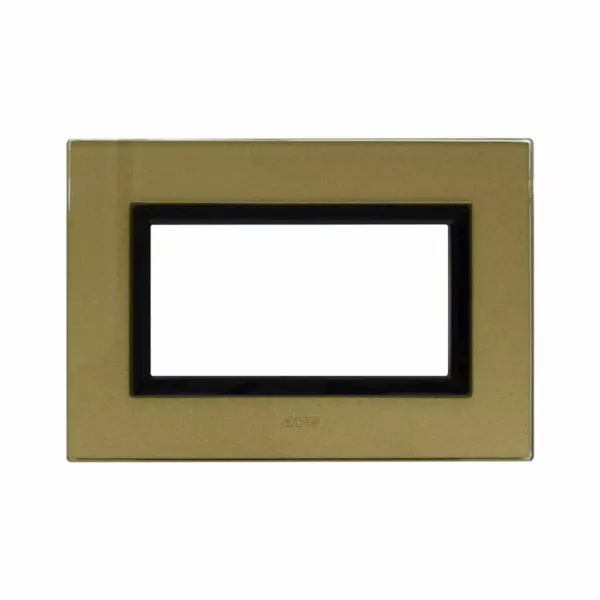 VERA44 GLASS FRONT PLATE GOLD    4M image 1