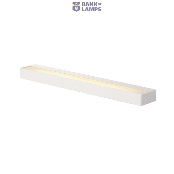 SEDO 14 wall light, square, matt white, glass frosted, G5 , Energy Saver, 14W image 1