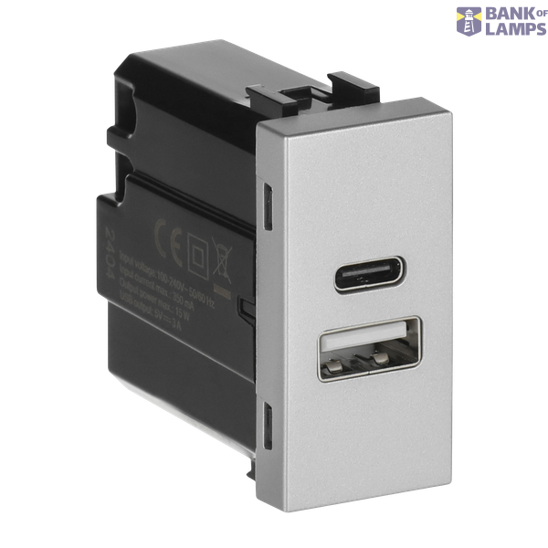 N2185.4 PL CARICATORE USB-A+C 15W -1M image 2
