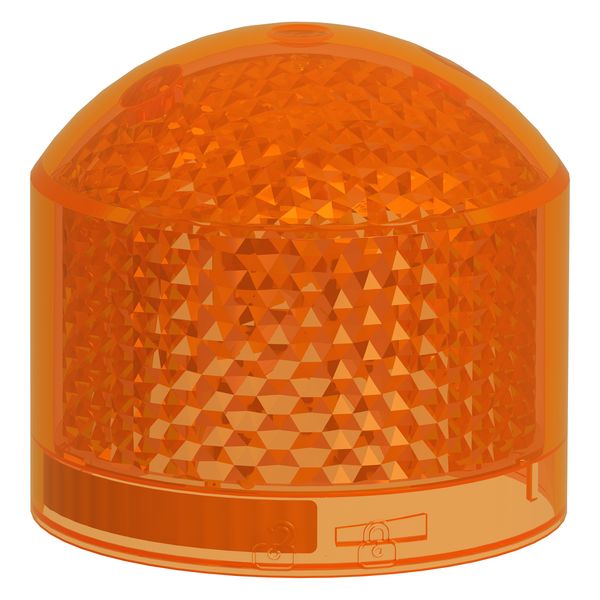 SE XVB7L65 Signal light, Harmony XVB7, modular, 70mm, orange, 24V ACDC, flashing image 1