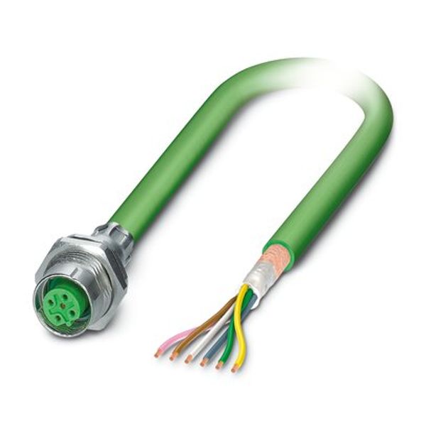 SACCBP-M12FSB-5CON-M16/1,0-900 - Device connector, rear mounting image 1