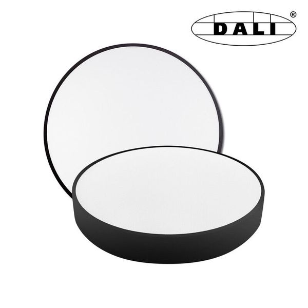 LED recessed light Nova R 400 UGR, 40W, 3000K, black, with DALI driver image 1