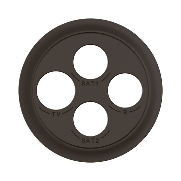 TV-R-SAT-SAT SOCKET ROCKER BLACK image 4