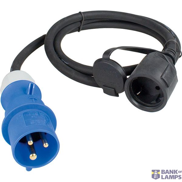 Schwabe Camping CEE Adapter cable with earthed counter plug 230V H07RN- image 1