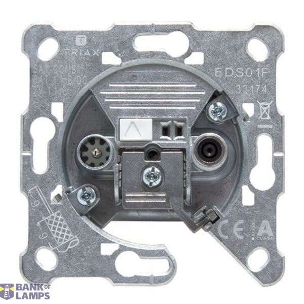 EDS 01 F outlet, radio/tv,SAT image 1