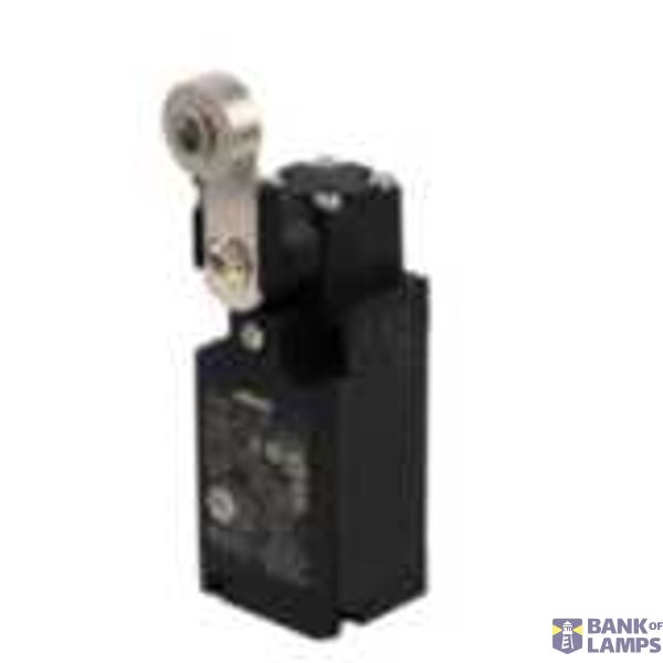 Limit switch, Roller lever (metal lever, metal roller), 2NC (snap-action), 2NC (snap-action), M20 (1-conduit) D4N 0094R image 1