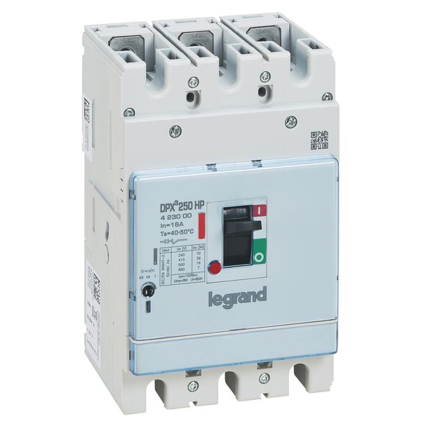 DPX3 250 HP TM 16A 36KA 3P image 1