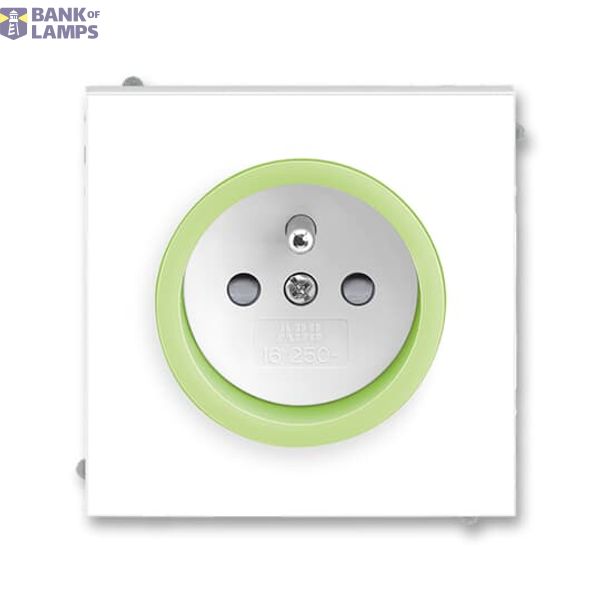 5519M-A02457 42 Socket outlet with earthing pin, shuttered image 1