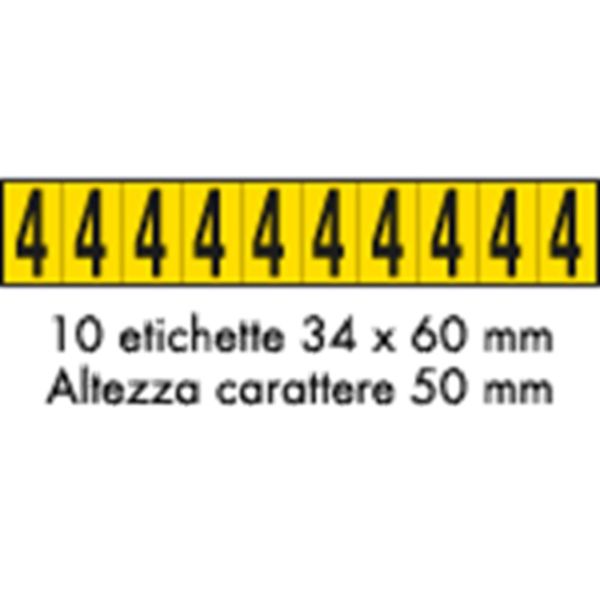 Adhesive label - 350x60 - 10 sheets / 10 labels each image 1