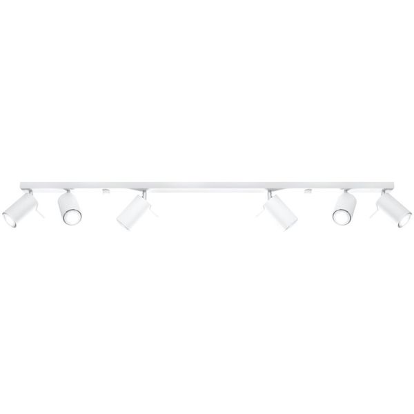 CEILING LAMP RING 6L WHITE GU10 6X40W IP20 image 1