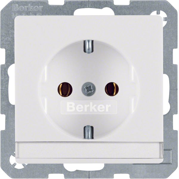 SCHUKO soc. out., Q.1/Q.3, p. white velvety image 1