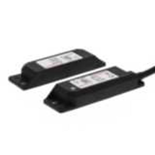 Non-contact door switch, coded, elongated sensor 10 m, plastic, 2 NC c AA020780H image 1