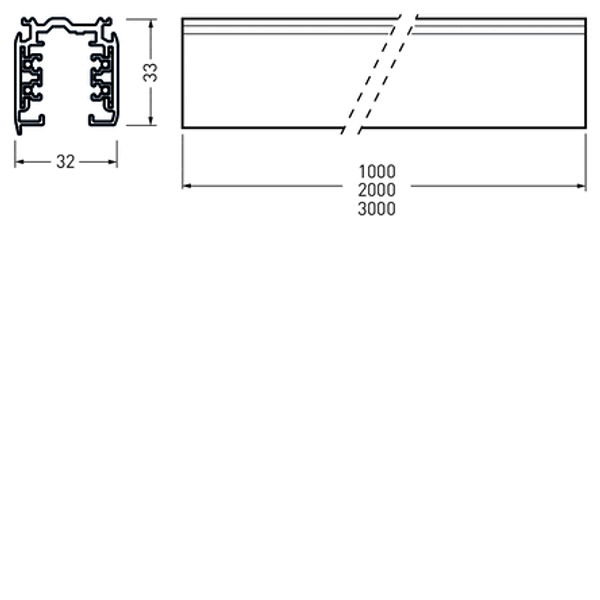 Power rail Stromschienen Black 7944800 image 1