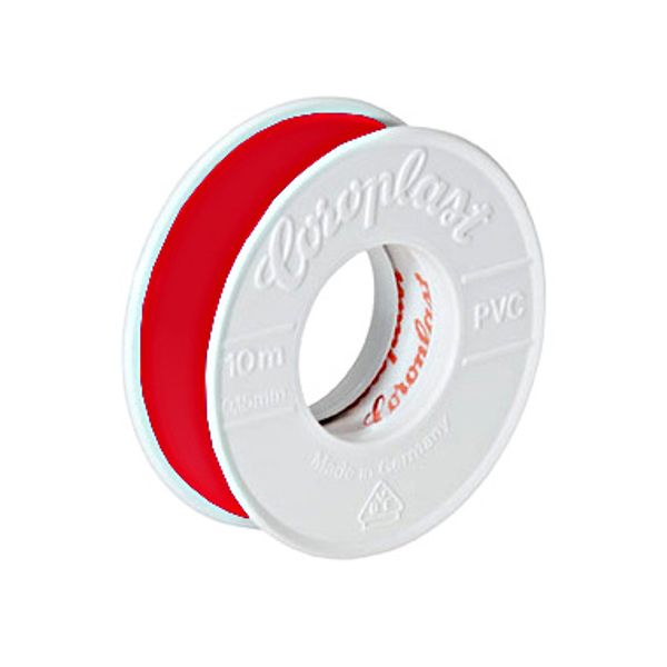 Insulating tape, standard-PVC-red COROPLAST 15mm/10m image 1